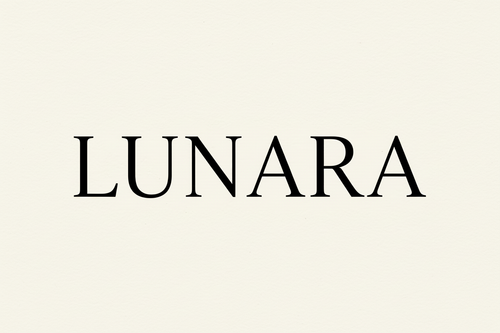 LUNARA Logo Off-White